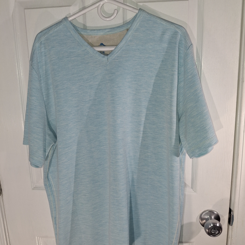 Tommy Bahama New Costa V-Neck T-Shirt Blue